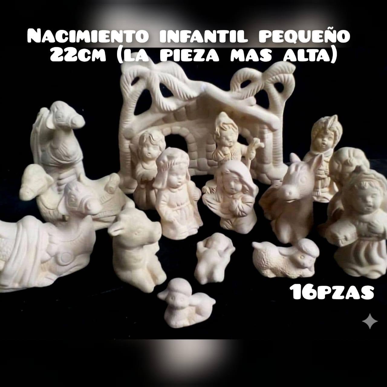 Nacimiento infantil pequeño, catálogo de Cerámicas Gabriel